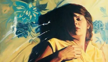 Farrar Hood Cusomato sleeping woman