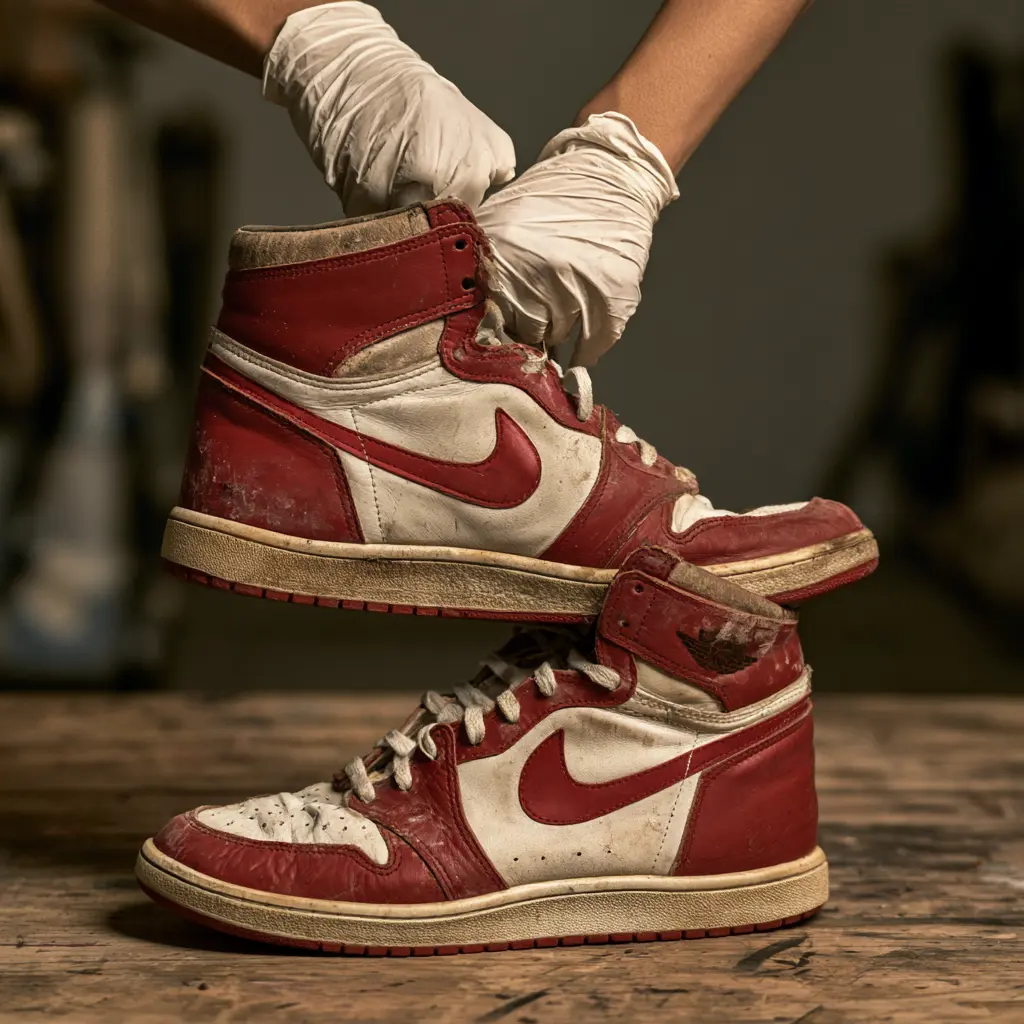 Restoring a classic set of Nike sneakers
